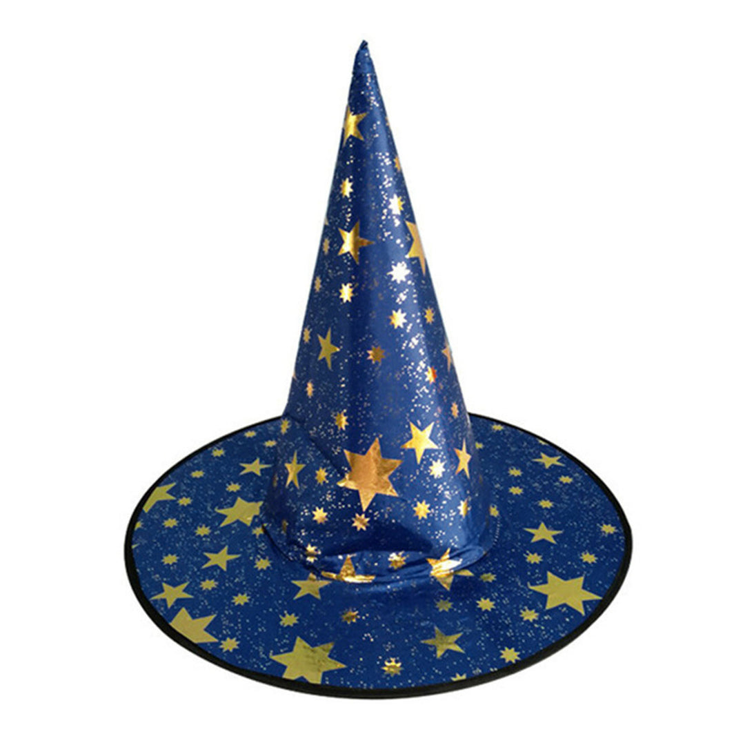 Halloween Cape Fine Workmanship Cosplay Costume Dress Up Star Pattern Hat for Halloween Christmas Parties Image 9