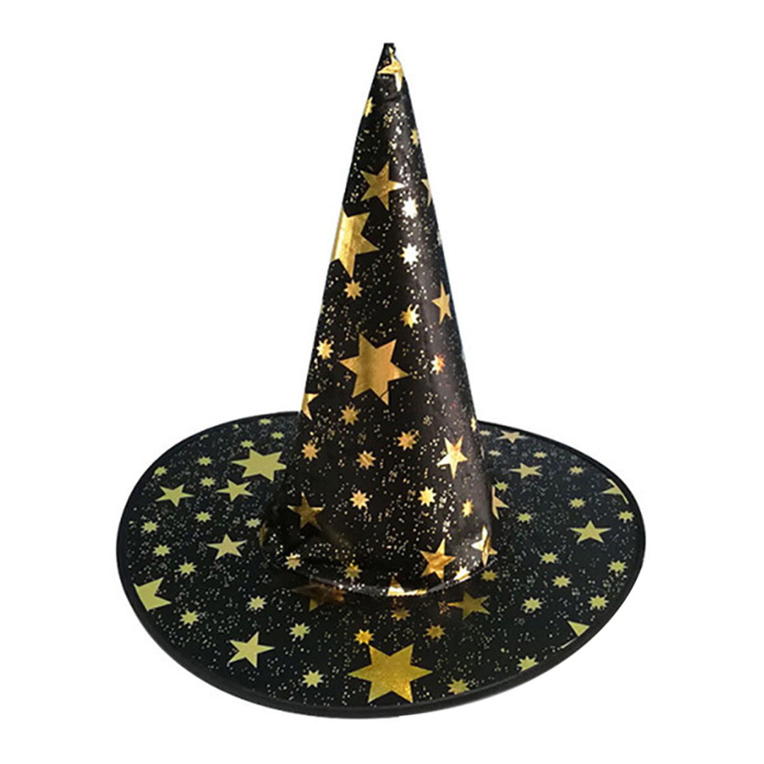 Halloween Cape Fine Workmanship Cosplay Costume Dress Up Star Pattern Hat for Halloween Christmas Parties Image 10