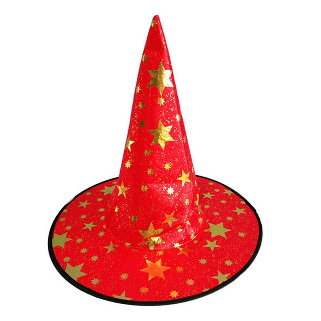 Halloween Cape Fine Workmanship Cosplay Costume Dress Up Star Pattern Hat for Halloween Christmas Parties Image 12