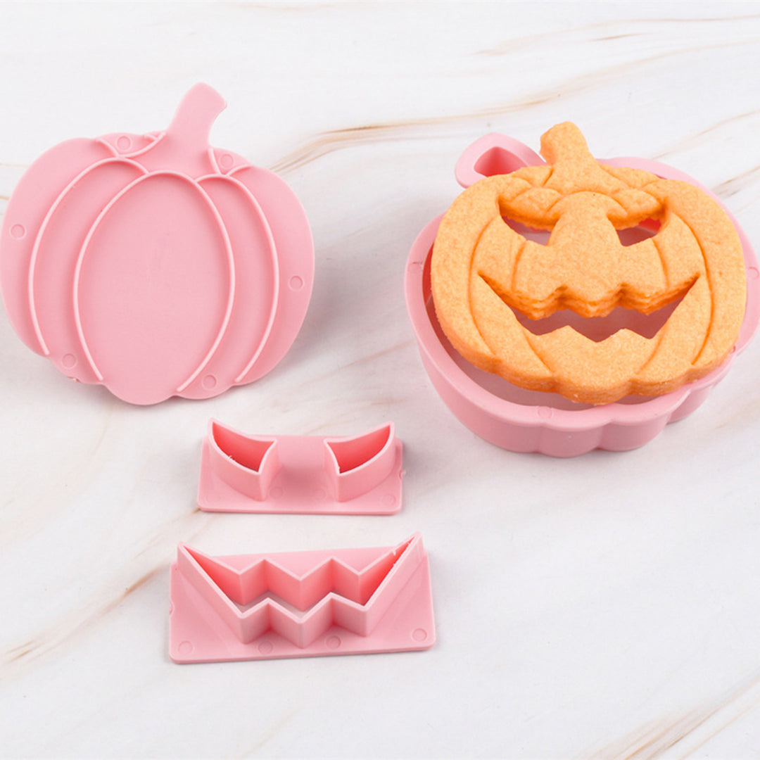 13Pcs Halloween Cookie Cutters Pumpkin Face Biscuit Molds Easy Clean Non-Stick Food Grade Material Reusable Biscuit Image 3