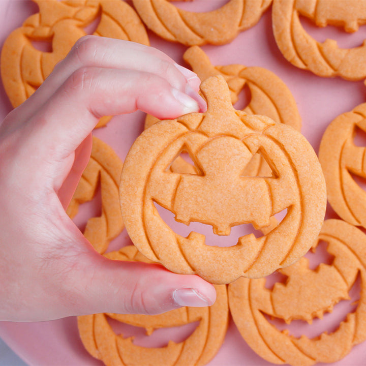 13Pcs Halloween Cookie Cutters Pumpkin Face Biscuit Molds Easy Clean Non-Stick Food Grade Material Reusable Biscuit Image 9