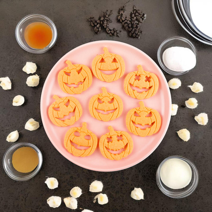 13Pcs Halloween Cookie Cutters Pumpkin Face Biscuit Molds Easy Clean Non-Stick Food Grade Material Reusable Biscuit Image 10