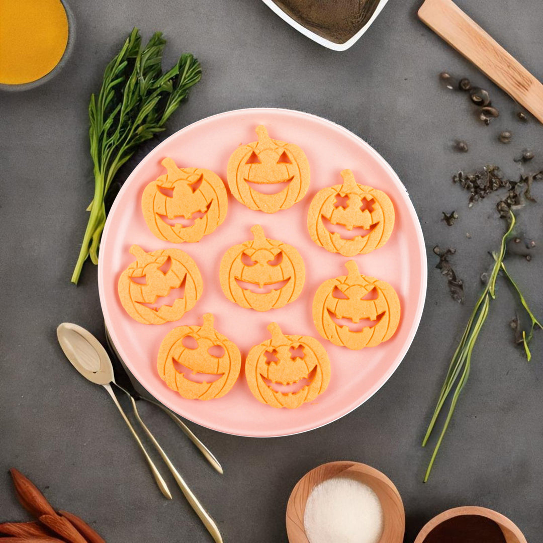 13Pcs Halloween Cookie Cutters Pumpkin Face Biscuit Molds Easy Clean Non-Stick Food Grade Material Reusable Biscuit Image 11