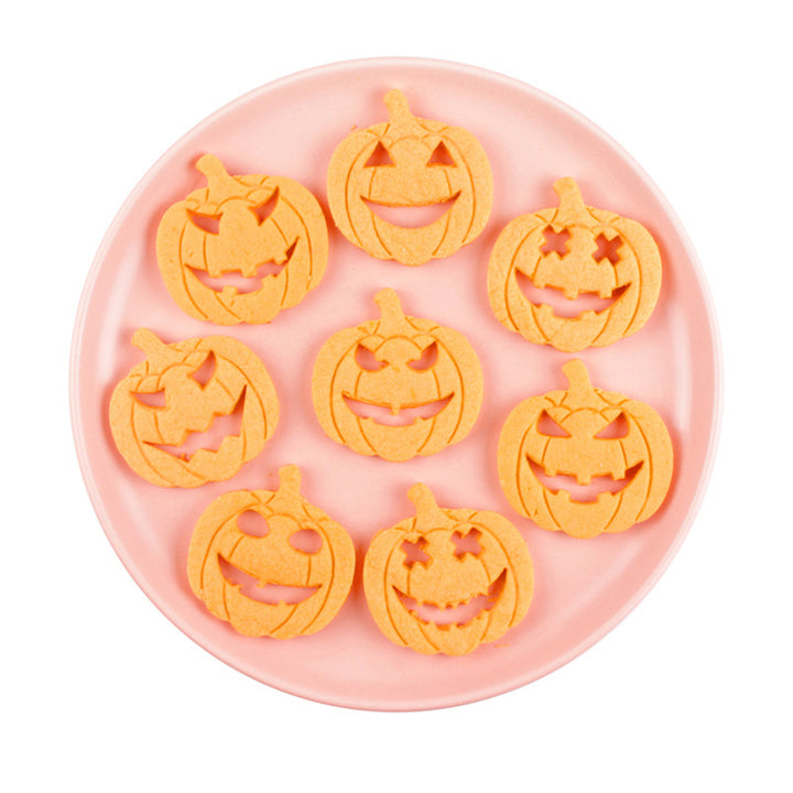 13Pcs Halloween Cookie Cutters Pumpkin Face Biscuit Molds Easy Clean Non-Stick Food Grade Material Reusable Biscuit Image 12