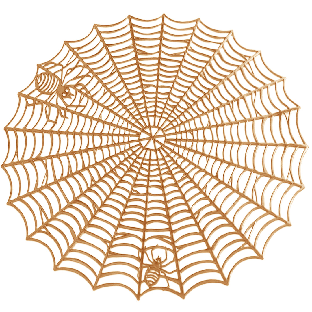 Placemat Spider Web Shape Table Mat Easy to Clean Heat Resistant Table Placemat for Home Image 4