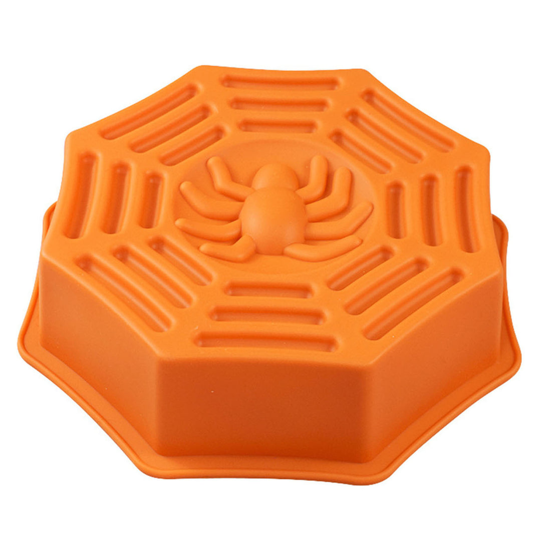 Halloween Baking Mold Pumpkin Spider Owl Skull Shape Non-stick Dishwasher Safe Chocolate Candy Cake Jelly Mold Kitchen Image 2