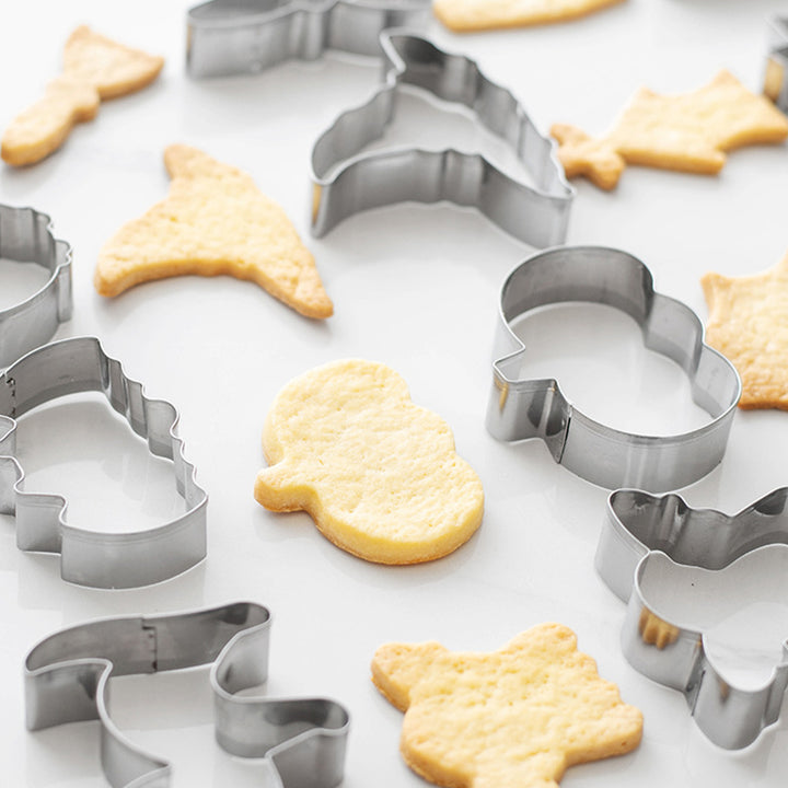 12/24 Pcs Halloween Cookie Cutter Set Stainless Steel Cookie Cutter Easy Release Baking Mold for Cakes Biscuits Image 10