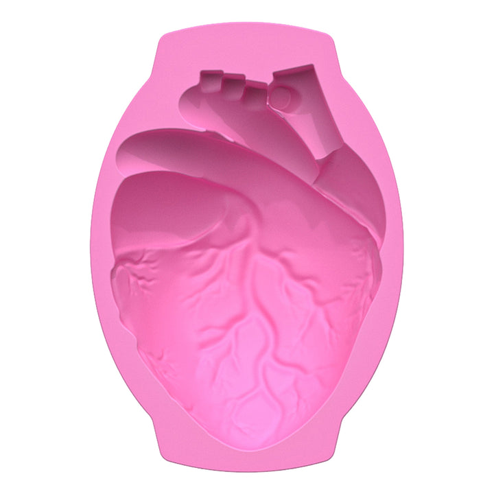 Halloween Silicone Cake Mold Realistic Human Heart Shape Reusable Easy to Clean DIY Baking Tools for Cookies Chocolates Image 4