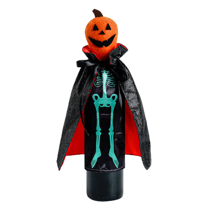 Halloween Wine Bottle Cover Decoration Skull Pumpkin Wine Bottle Holder Bag Table Centerpiece for Halloween Party Image 4