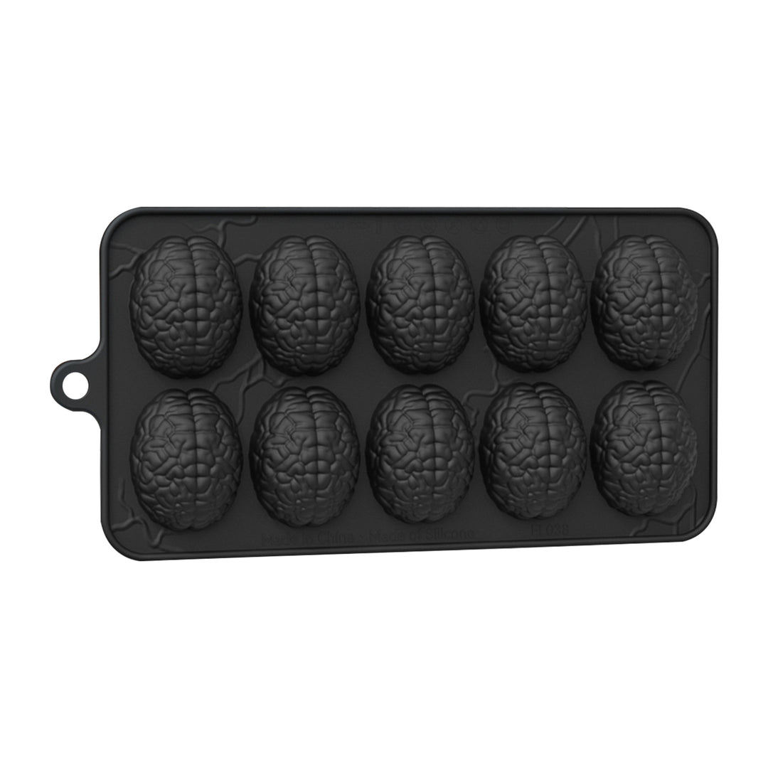 Silicone Brain Baking Mold Non-Stick Halloween Bakeware for Cakes Chocolates Cupcakes Easy to Clean Silicone Cookie Image 4