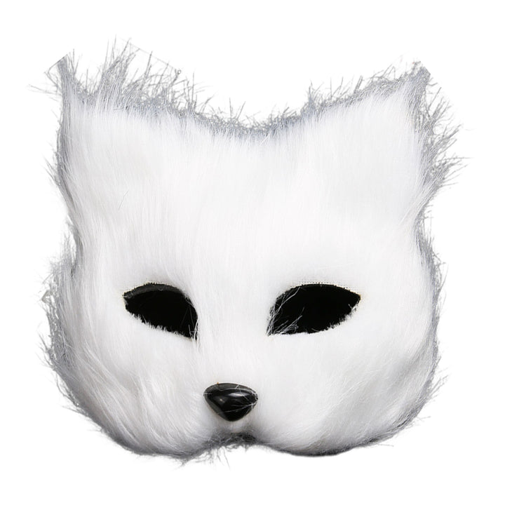 Halloween Fox Face Cushion Cosplay Party Tail Accessory faux Fox Gloves Animal Performance Costume for Masquerade Image 3