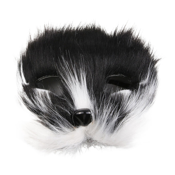 Halloween Fox Face Cushion Cosplay Party Tail Accessory faux Fox Gloves Animal Performance Costume for Masquerade Image 8