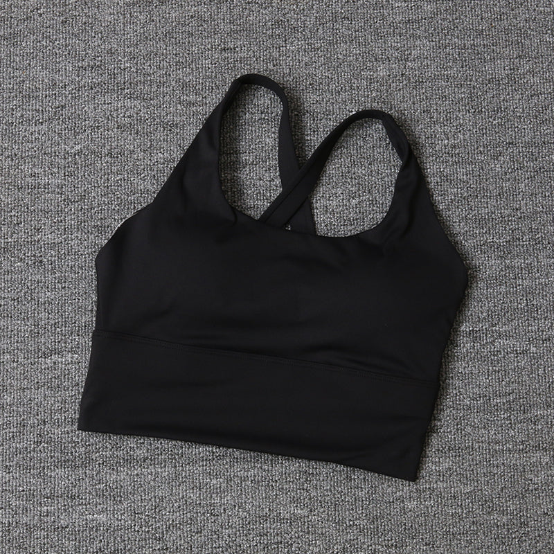 2024 Womens High-Quality Sports Bras Yoga Running Gym Quick Dry Nylon Fitness Image 1