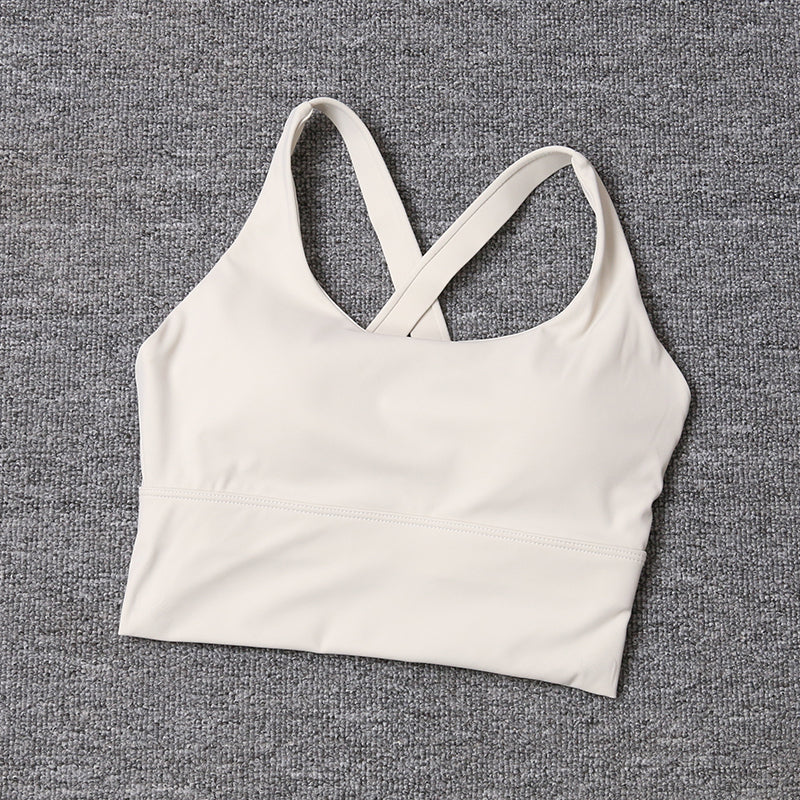 2024 Womens High-Quality Sports Bras Yoga Running Gym Quick Dry Nylon Fitness Image 2