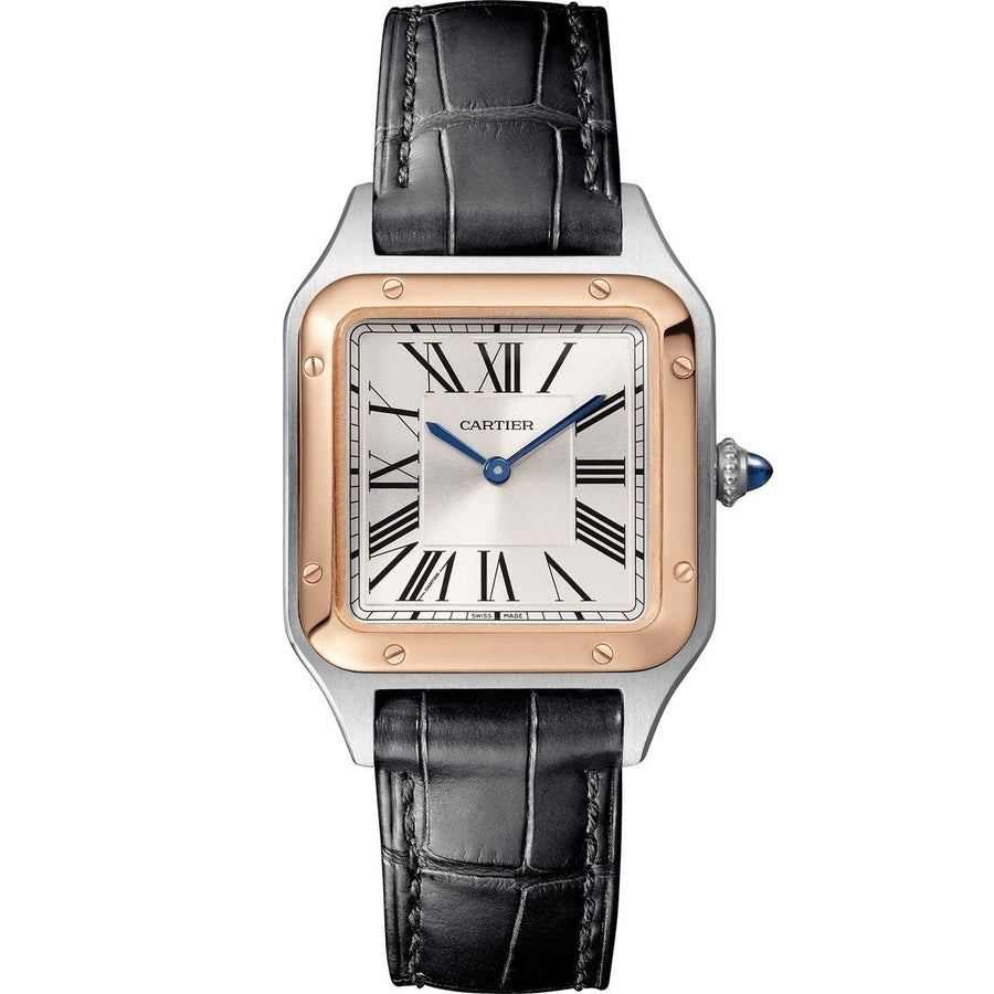 Cartier Womens Santos Silver Dial Watch - W2SA0012 Image 1