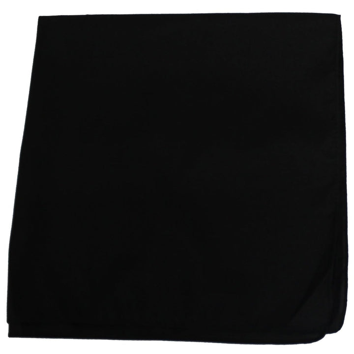 6 Pack Polyester Solid Bandanas XL Oversized 27 Inches Image 1