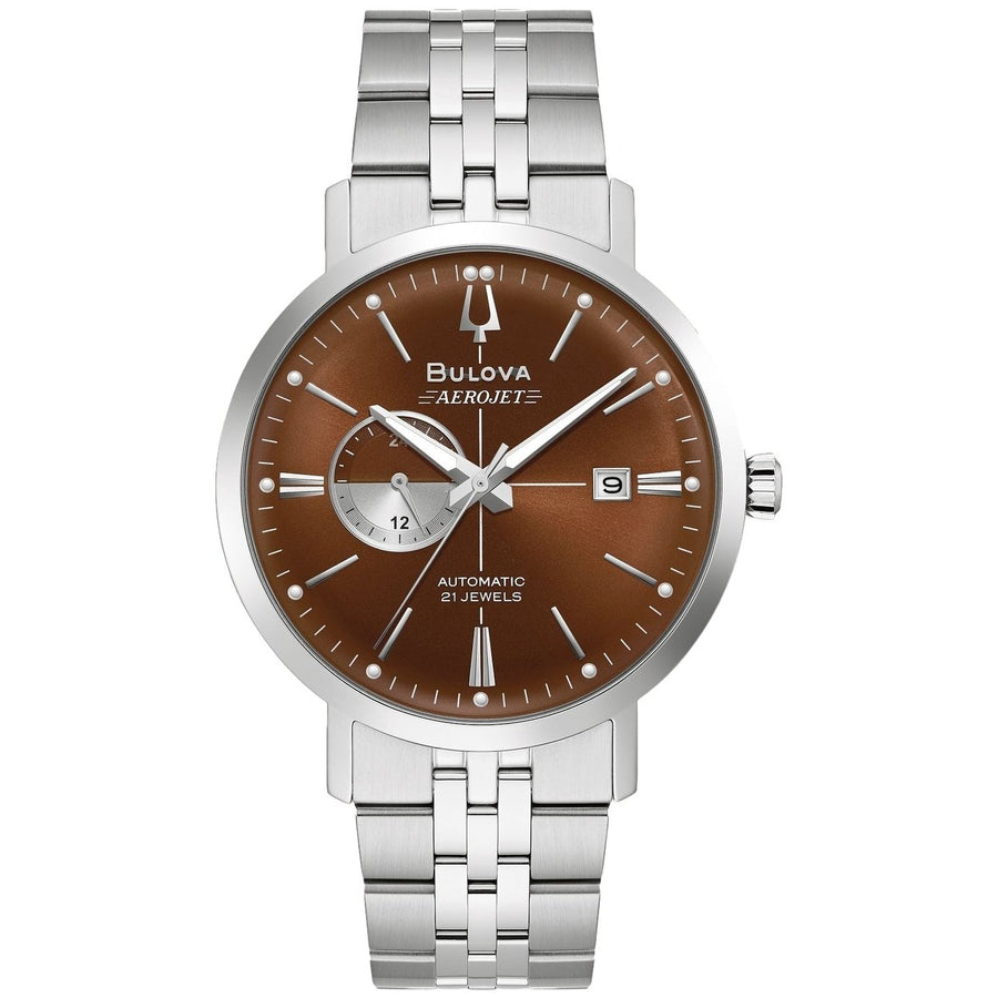 Bulova Mens Aerojet Brown Dial Watch - 96B375 Image 1