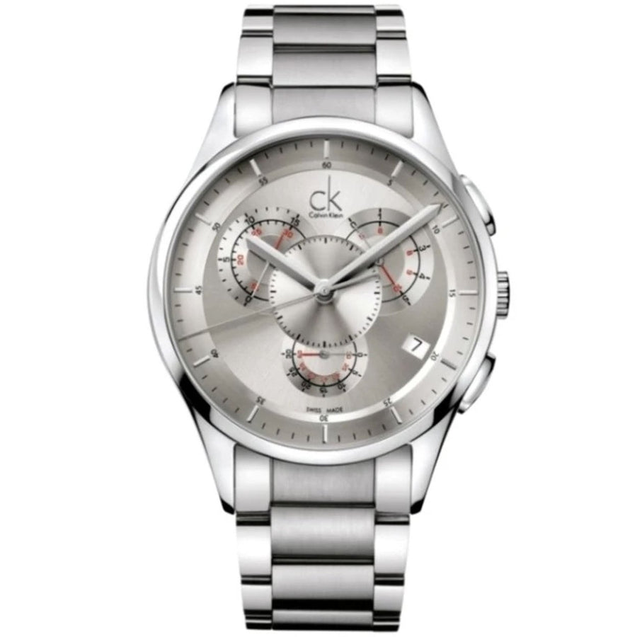 Calvin Klein Mens Basic Silver Dial Watch - K2A27193 Image 1