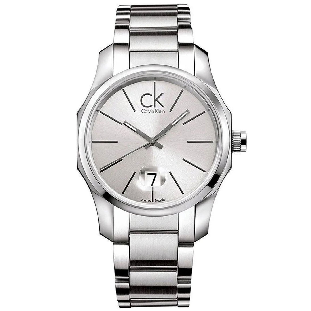 Calvin Klein Mens Biz Silver Dial Watch - K7741126 Image 1