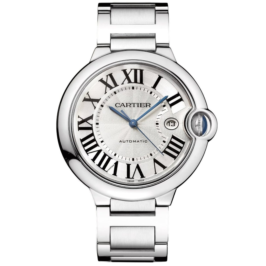 Cartier Mens Ballon Bleu Silver Dial Watch - WSBB0049 Image 1