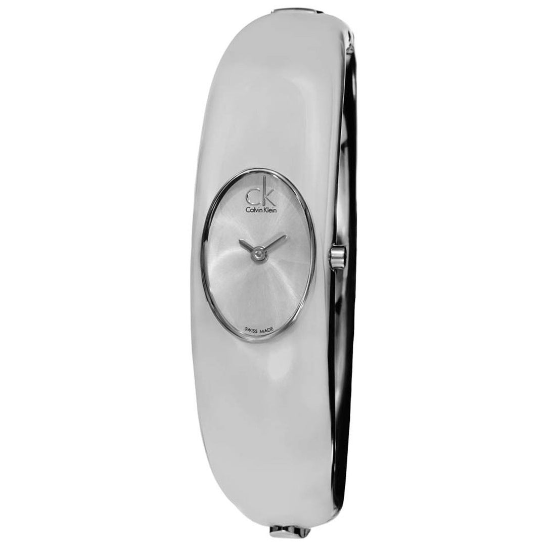 Calvin Klein Womens Exquisite Silver Dial Watch - K1Y23120 Image 1