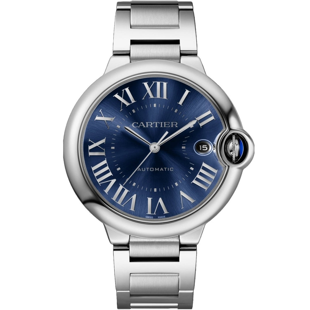 Cartier Mens Ballon Blue Blue Dial Watch - WSBB0061 Image 1