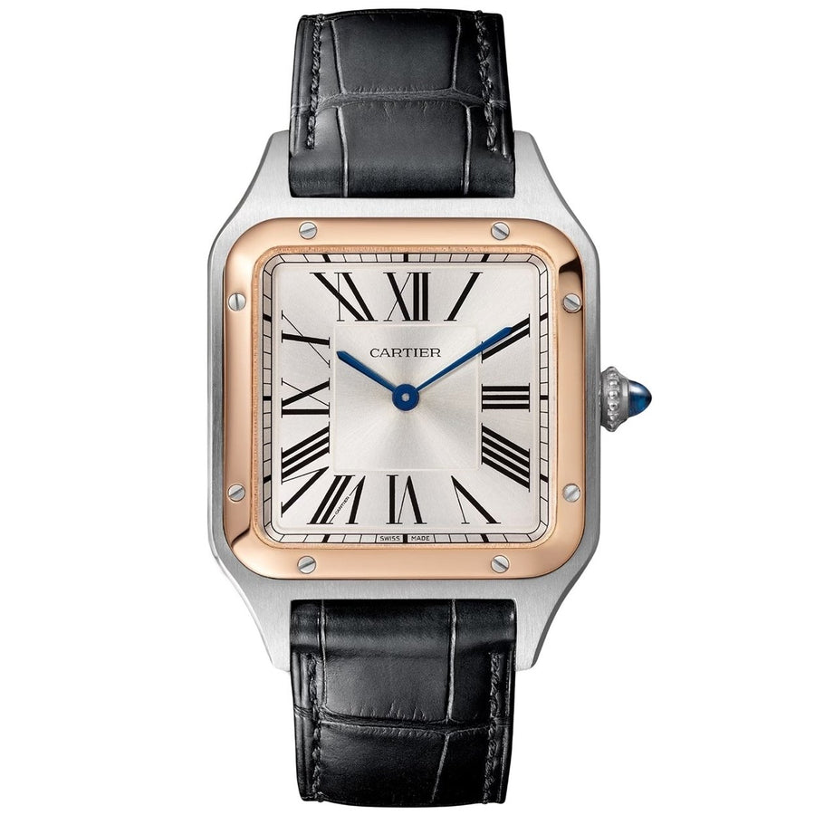 Cartier Mens Dumont White Dial Watch Image 1