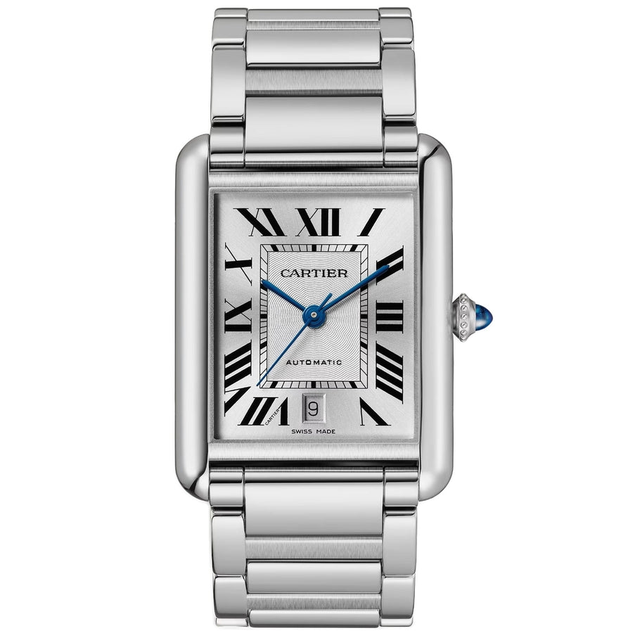 Cartier Mens Tank Must Silver Dial Watch - WSTA0053 Image 1