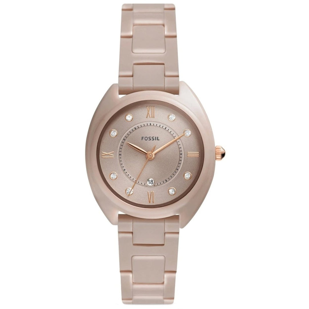 Fossil Womens Gabby Brown Dial Watch - CE1110 Image 1