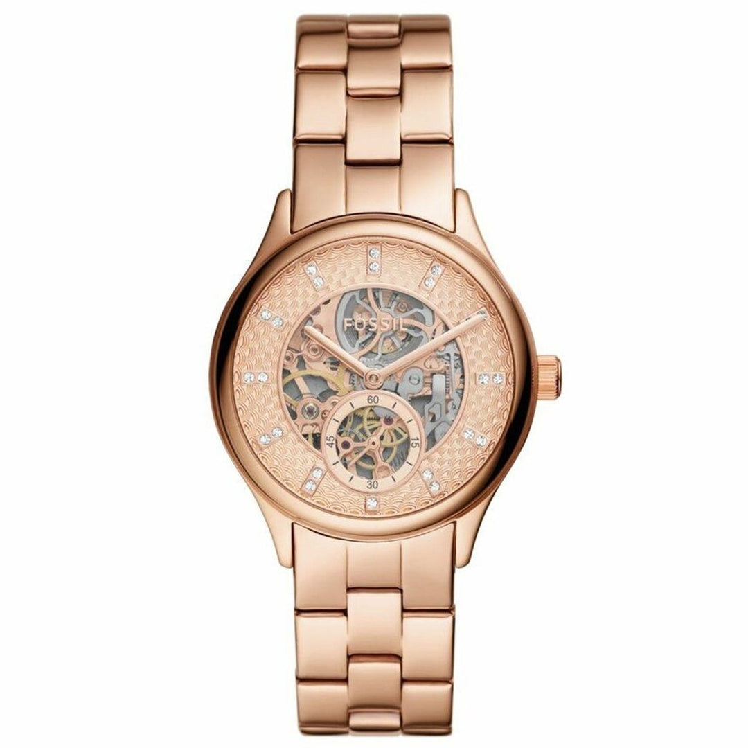 Fossil Womens Modern Sophisticate Rose gold Dial Watch - BQ3651 Image 1