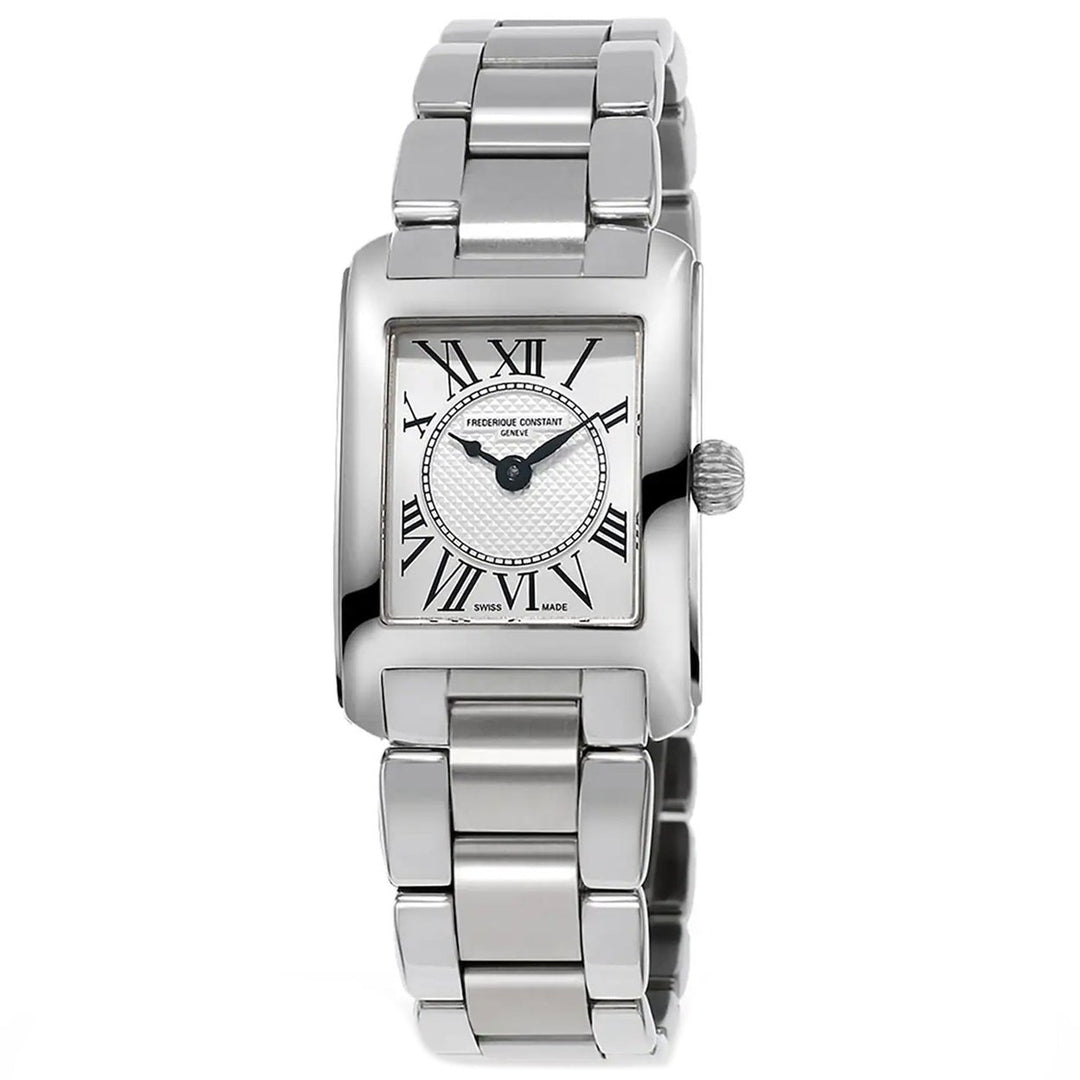 Frederique Constant Womens Classics Carree Silver Dial Watch - 200MC16B Image 1