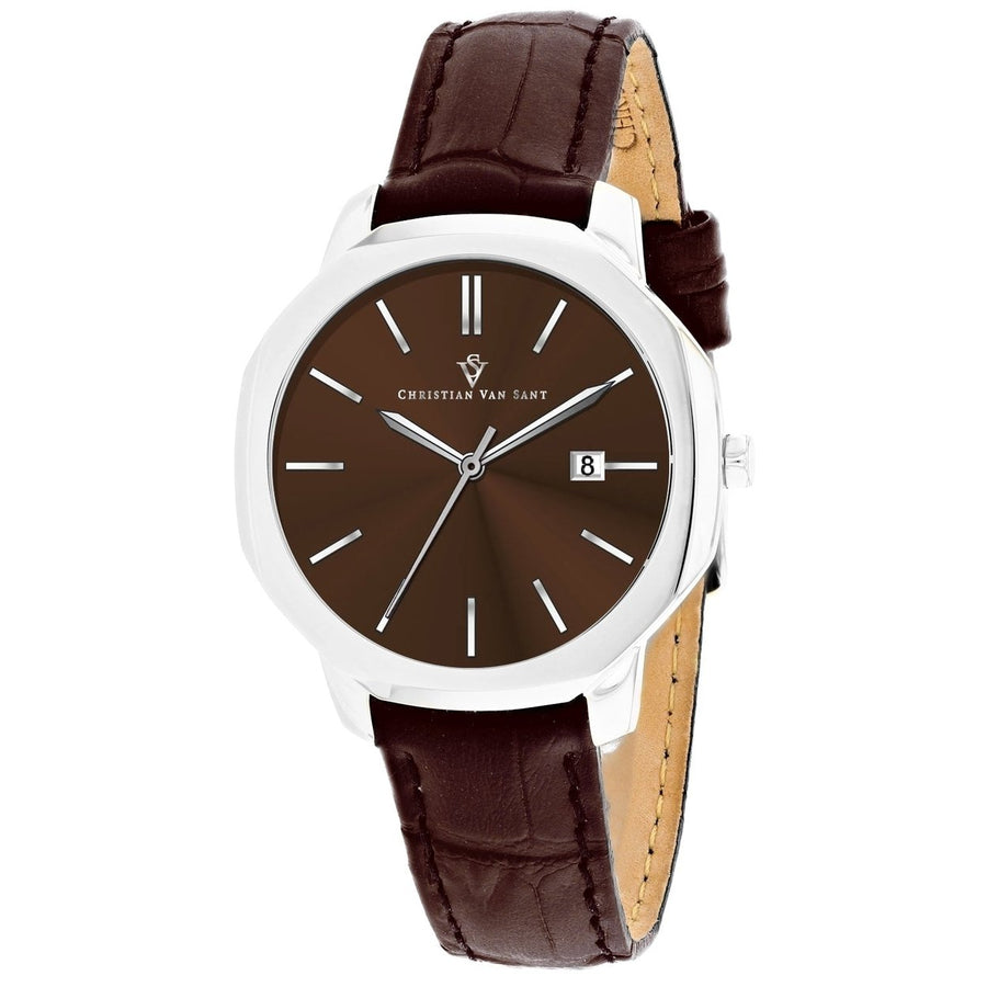 Christian Van Sant Womens Octave Slim Brown Dial Watch - CV0506 Image 1