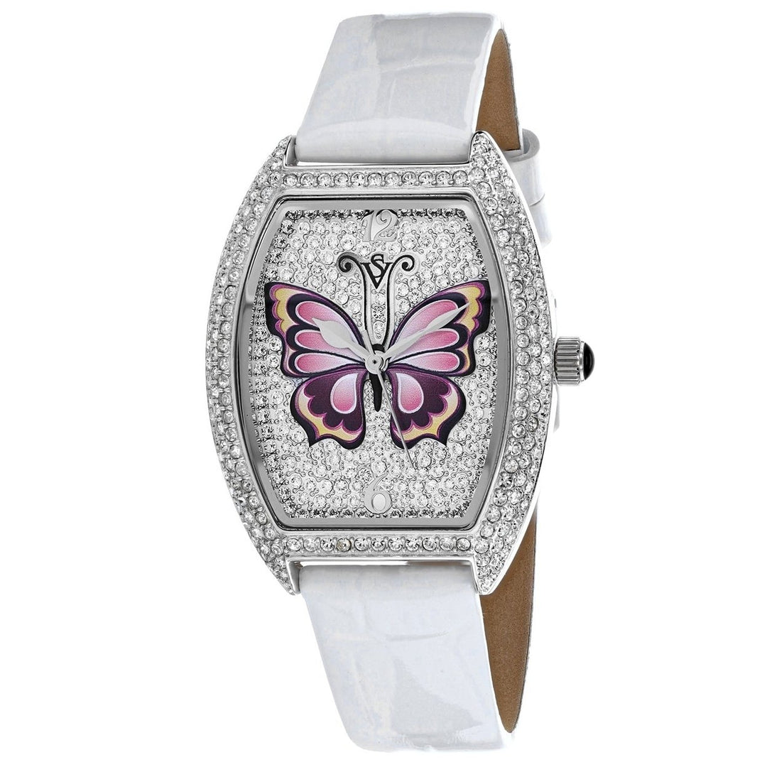 Christian Van Sant Womens Papillon Silver Dial Watch - CV4871W Image 1