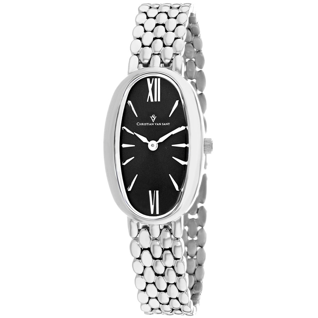 Christian Van Sant Womens Lucia Black Dial Watch - CV1811 Image 1