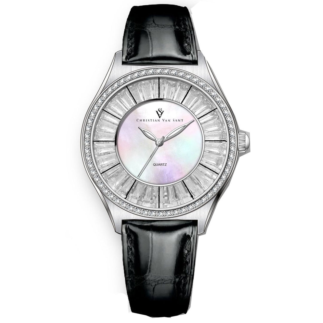 Christian Van Sant Womens Luna Mother of pearl Dial Watch - CV3200 Image 1