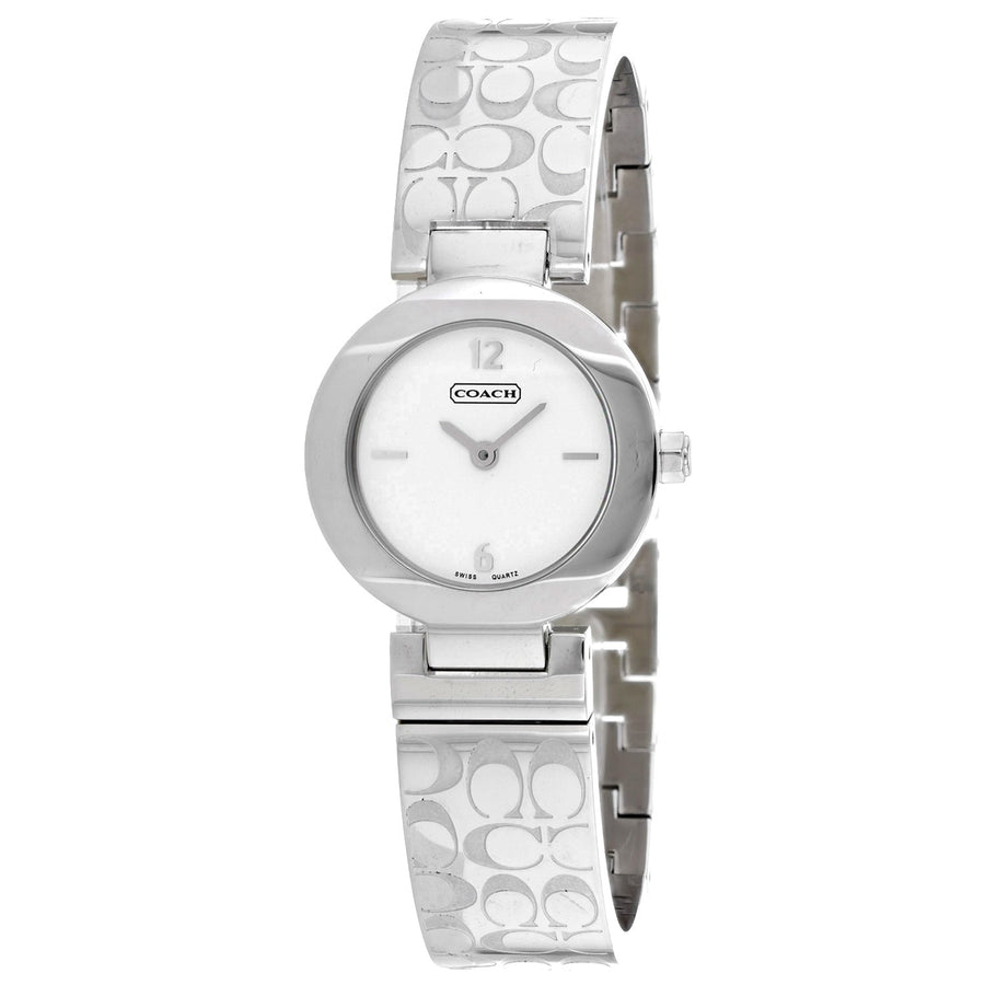 Coach Womens Commerce Root White Dial Watch - 14500326 Image 1