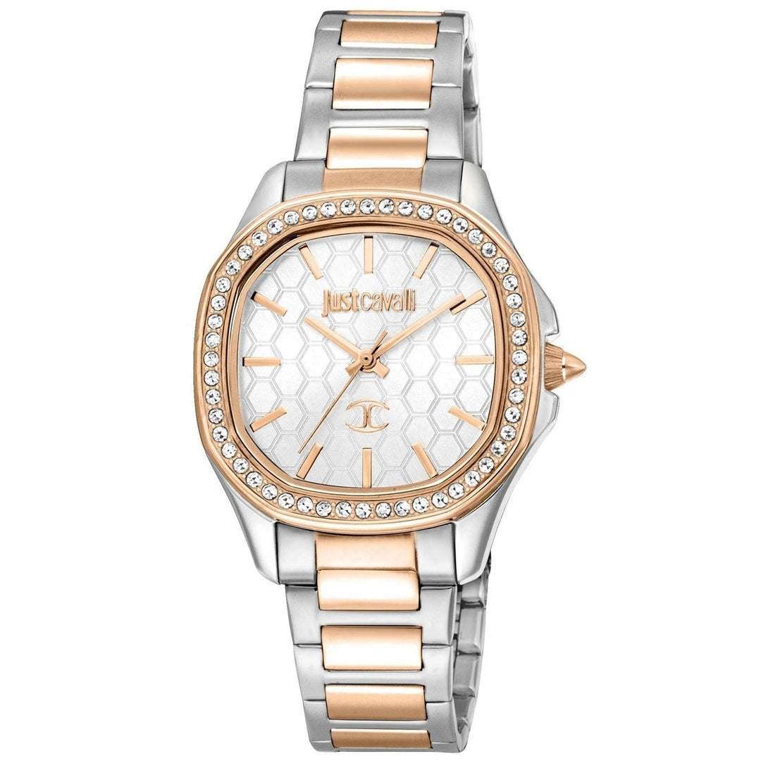 Just Cavalli Womens Glam Chic Silver Dial Watch - JC1L263M0095 Image 1