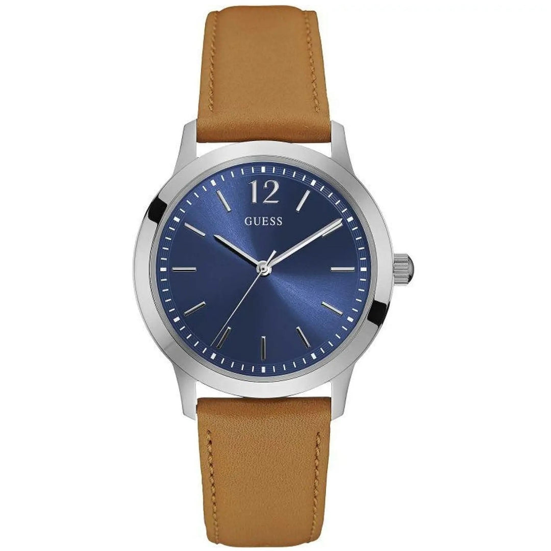 Guess Mens Exchange Blue Dial Watch - W0922G8 Image 1