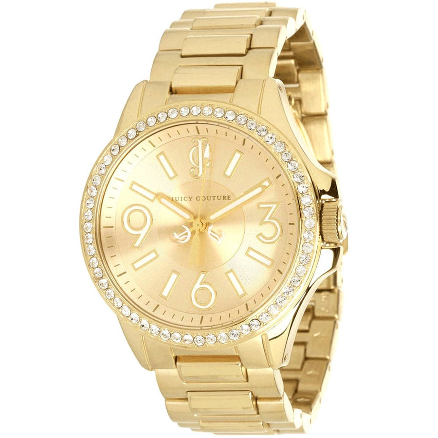 Juicy Couture Womens Jetsetter Gold Tone Dial Watch - 1900959 Image 1