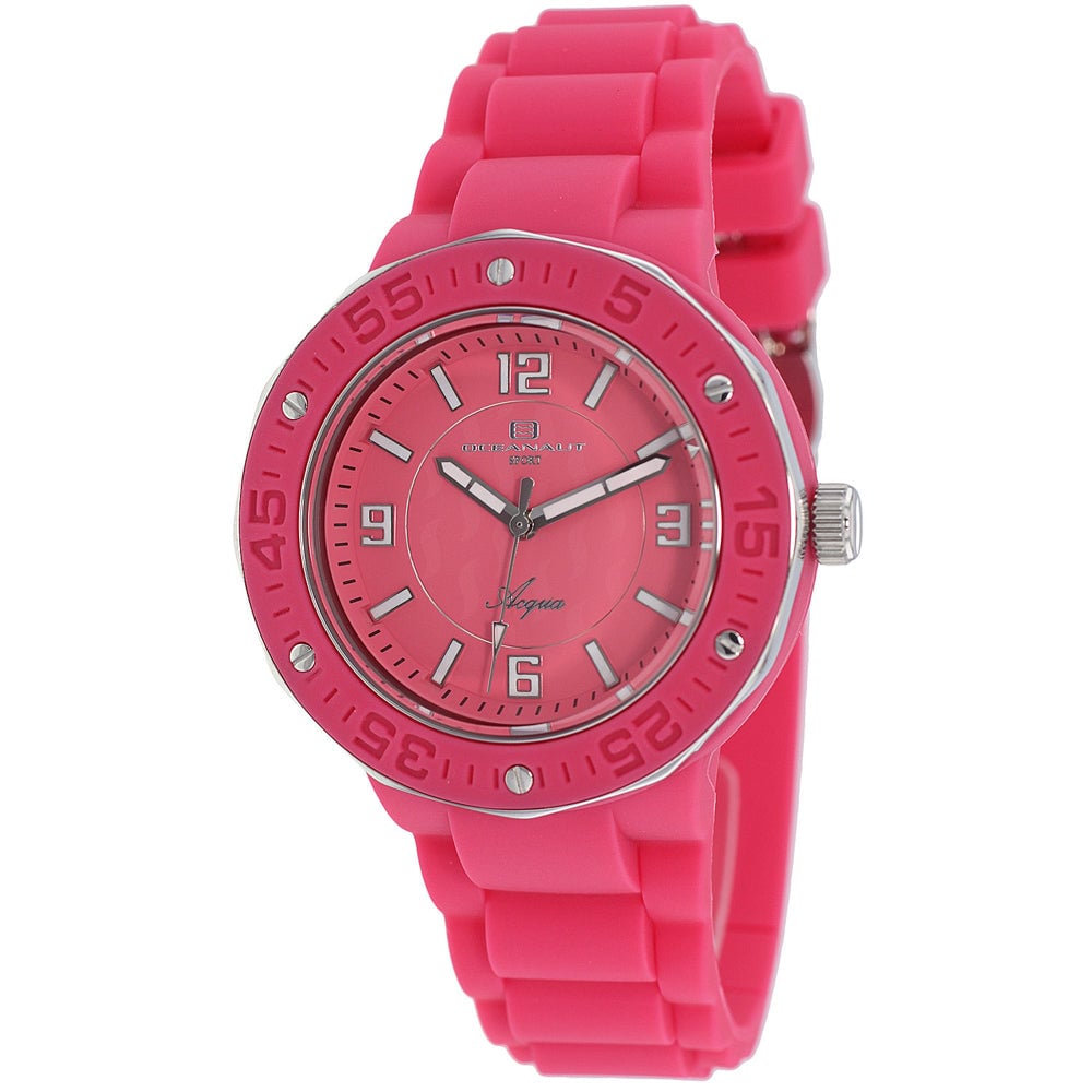 Oceanaut Womens Acqua Pink Dial Watch - OC0212 Image 1