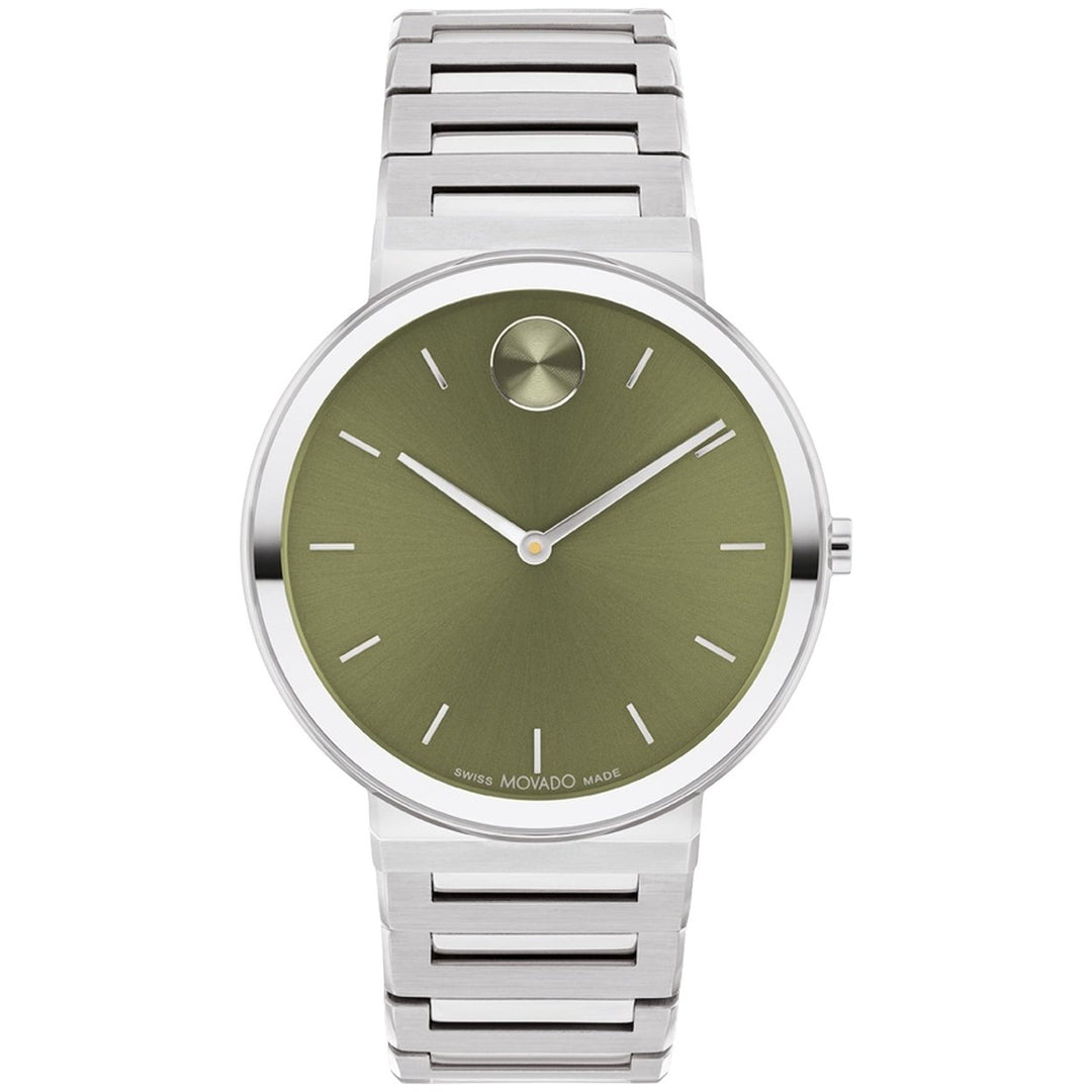 Movado Mens Bold Green Dial Watch - 3601074 Image 1