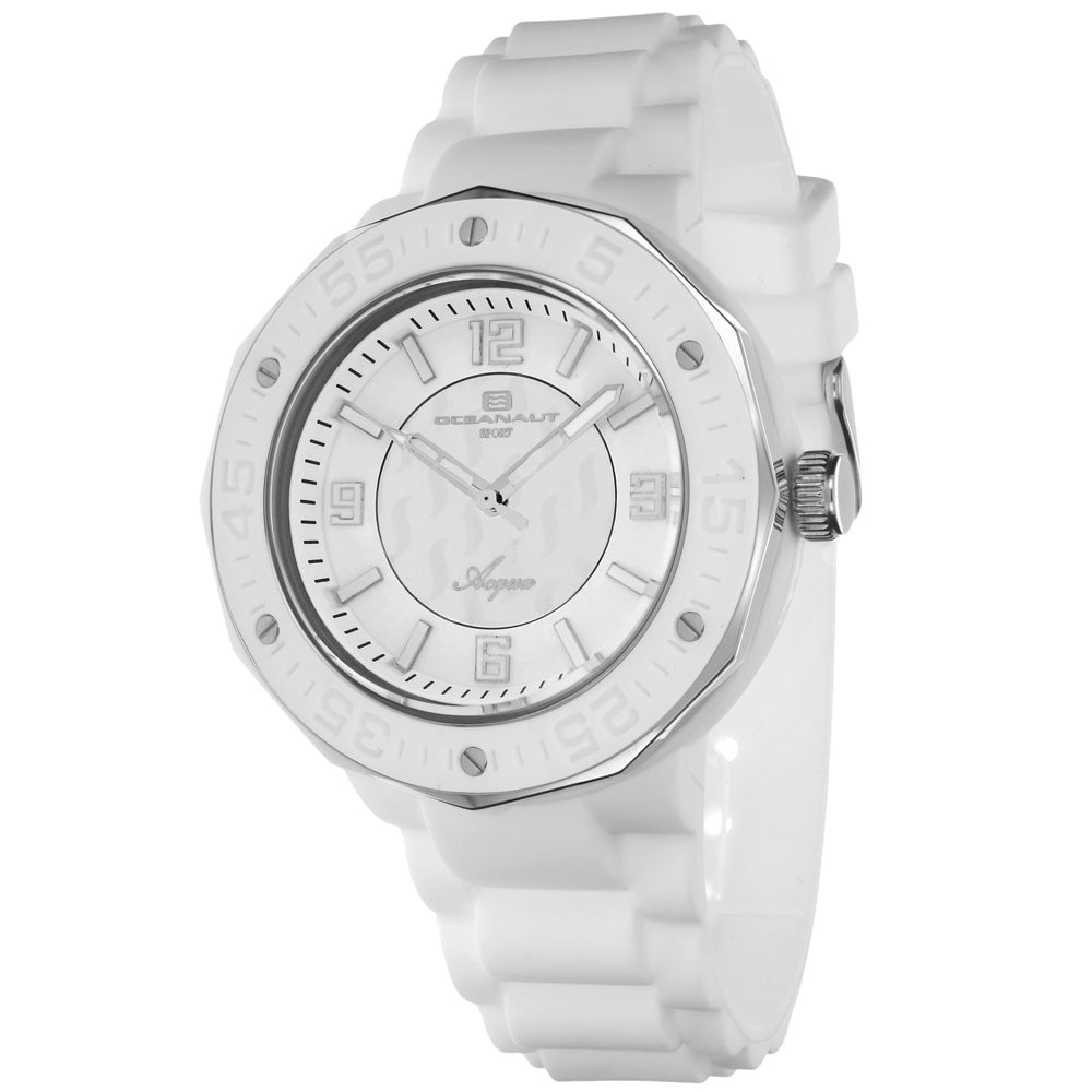 Oceanaut Womens Acqua White Dial Watch - OC0215 Image 1