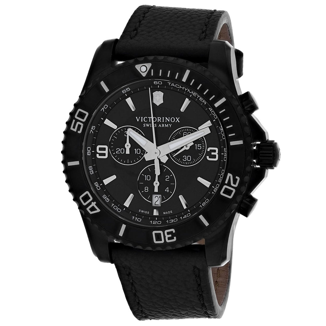 Victorynox Mens Victorinox Black Dial Watch - 241786 Image 1