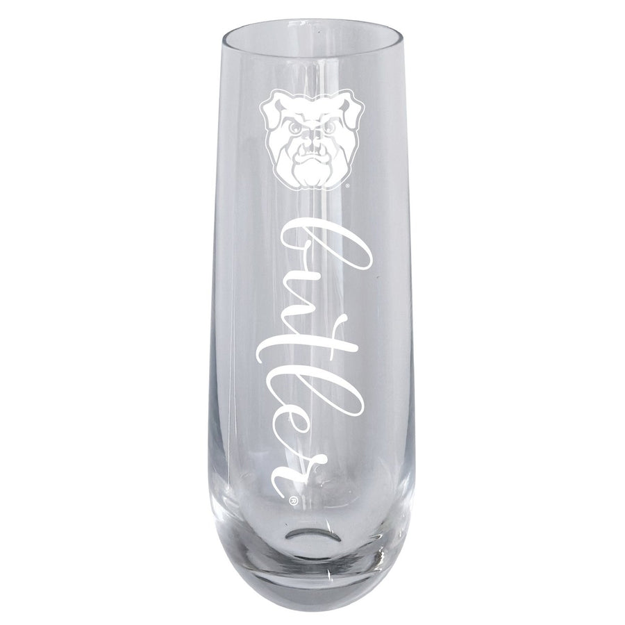 Butler Bulldogs 10oz Engraved Champagne Flute Officially Licensed Collegiate Product Image 1