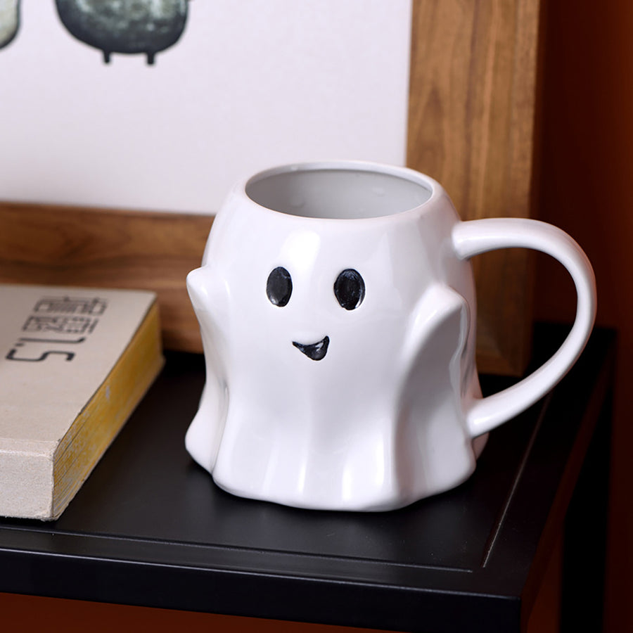 Ghost Elf Water Cup 3D Creative Couple Ceramic Mug for Tea Coffee Hot Chocolate Breakfast Milk Cup for Halloween Easter Image 1