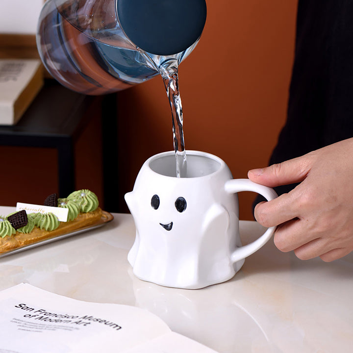 Ghost Elf Water Cup 3D Creative Couple Ceramic Mug for Tea Coffee Hot Chocolate Breakfast Milk Cup for Halloween Easter Image 2