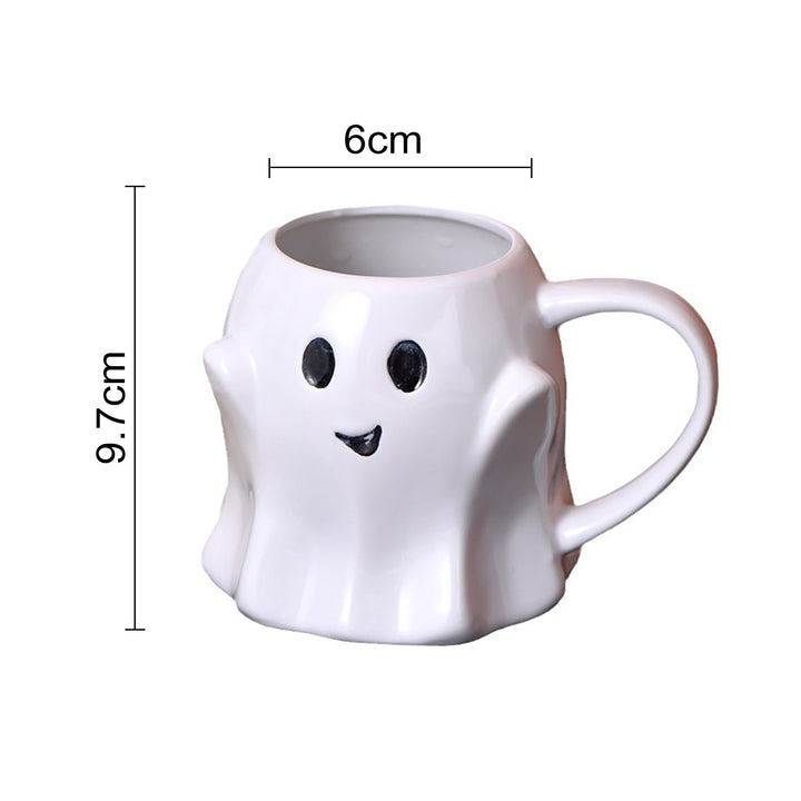 Ghost Elf Water Cup 3D Creative Couple Ceramic Mug for Tea Coffee Hot Chocolate Breakfast Milk Cup for Halloween Easter Image 6