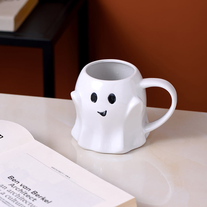 Ghost Elf Water Cup 3D Creative Couple Ceramic Mug for Tea Coffee Hot Chocolate Breakfast Milk Cup for Halloween Easter Image 8