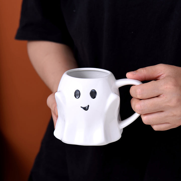 Ghost Elf Water Cup 3D Creative Couple Ceramic Mug for Tea Coffee Hot Chocolate Breakfast Milk Cup for Halloween Easter Image 10