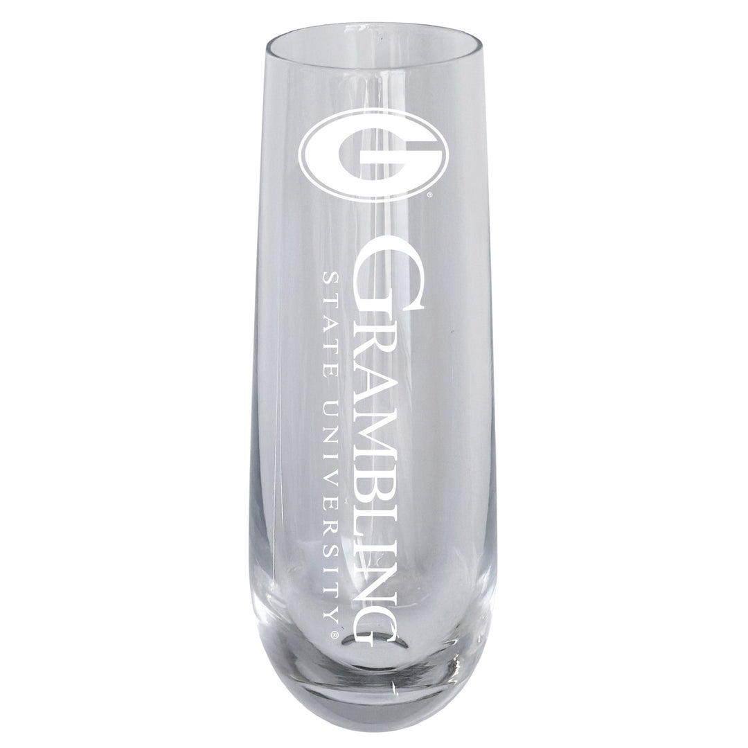 Grambling State Tigers 10oz Engraved Champagne Flute Officially Licensed Collegiate Product Image 1